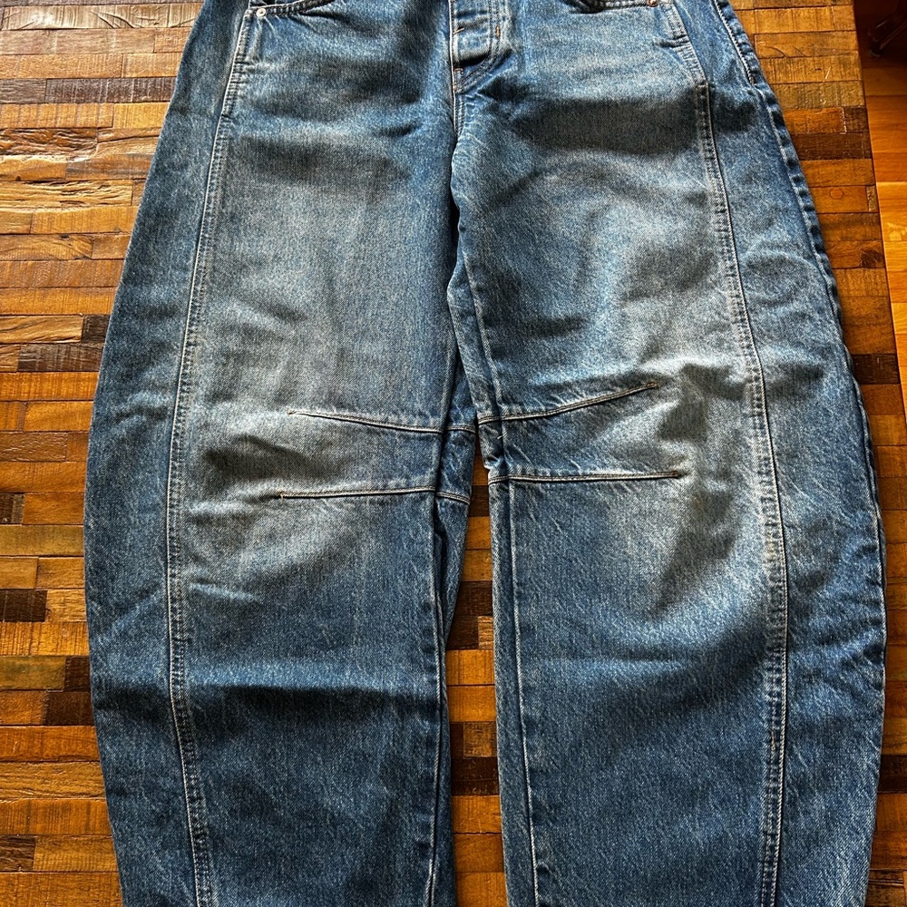 Free people barrel jeans